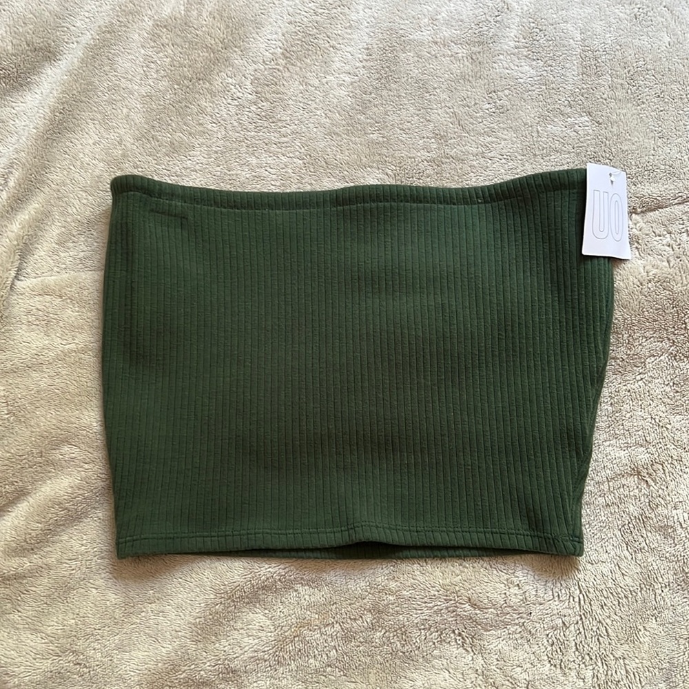 Urban Outfitters Sleeveless Bandeau Green Top!Never worn before with the tag!!!